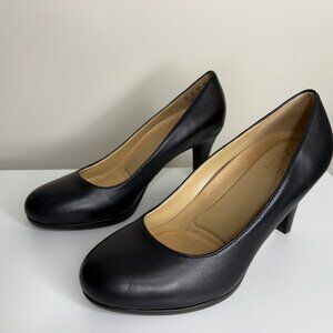 Brand New Naturalizer Womens Michelle Pump Black Leather 7 W